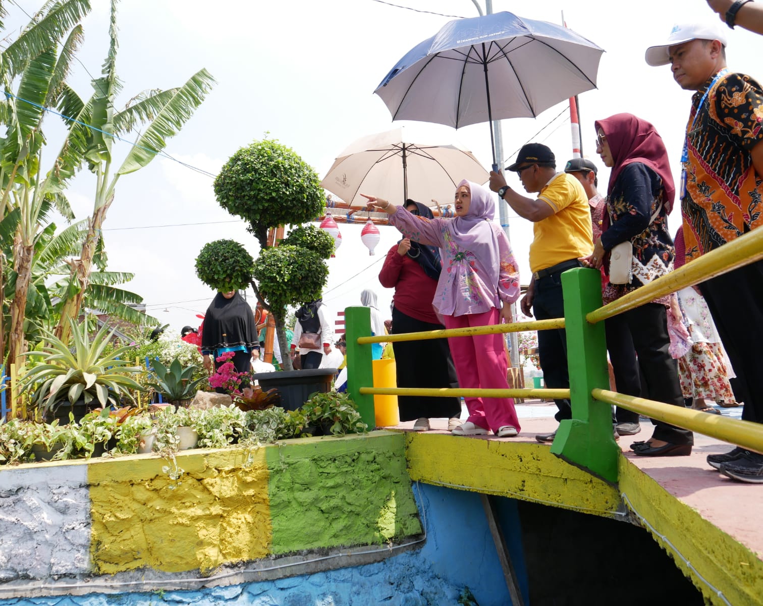 Sebelum Penjurian Sido Resik, Ning Sasha Tinjau Wisata Kali Cerung Desa Kemantren Tulangan