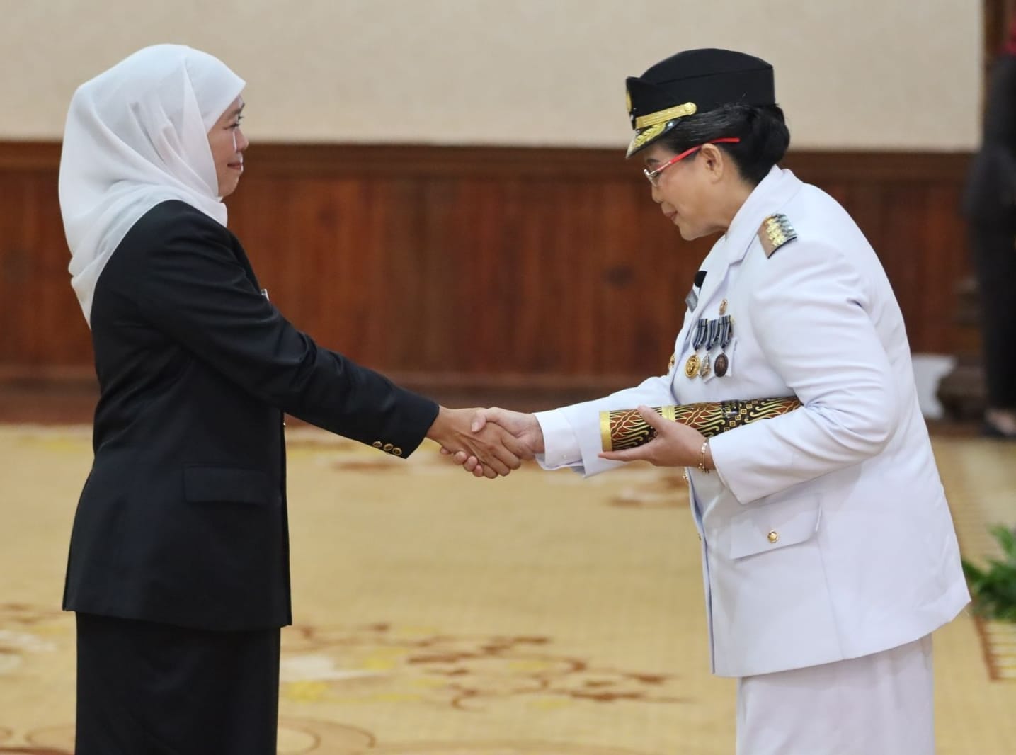 Gubernur Khofifah Lantik Zanariah Sebagai Pj  Walikota Kediri