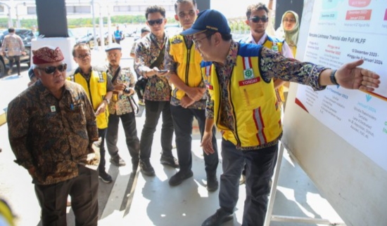 Menteri PUPR Tinjau Simulasi Penerapan Teknologi MLFF di Jalan Tol Bali-Mandara