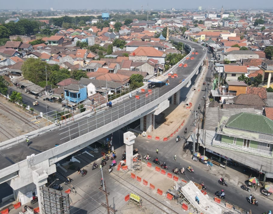 Progres Pembangunan Fly Over JPL 64 Krian Capai 95 Persen, Akhir Tahun Siap Uji Coba