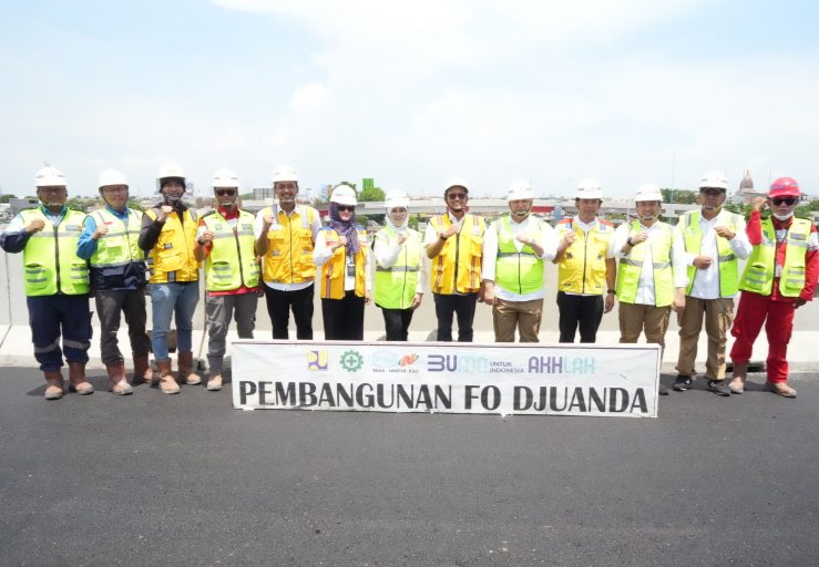 Site Visit Projek Pembangunan Fly Over Juanda Bersama Kajati Jatim dan Kepala BBPJN Jawa Timur-Bali