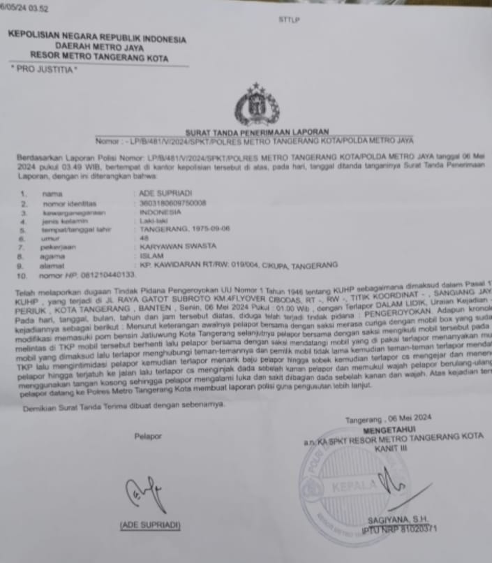 Mafia Solar Kembali Beraksi: Wartawan Dikeroyok, Ketua GWI Mendesak Penegakan Hukum Tegas.