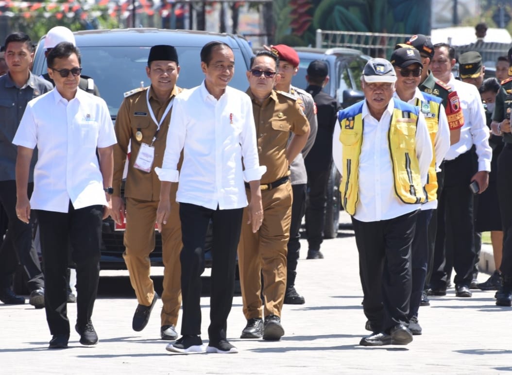 Presiden RI Jokowi Resmikan Flyover Djuanda