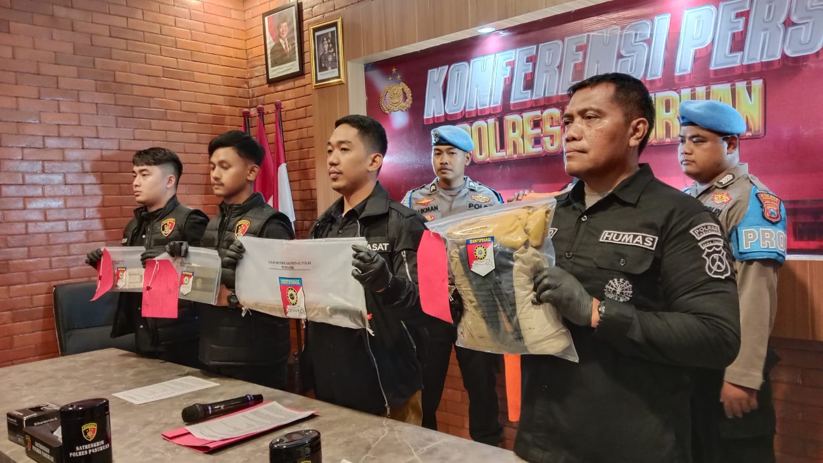 Cekatan polres Pasuruan berhasil tangkap pelaku begal sadis di Winongan Pasuruan