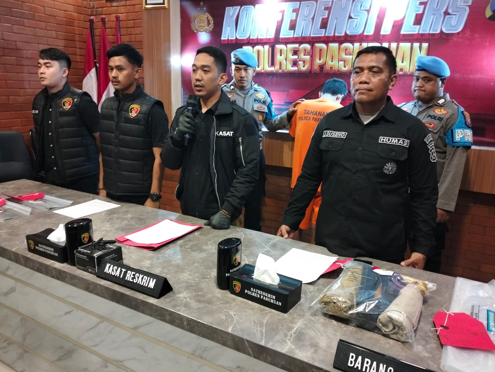 Polres Pasuruan berhasil Tangkap Pelaku begal sadis di Winongan Pasuruan dua pelaku masih buron 