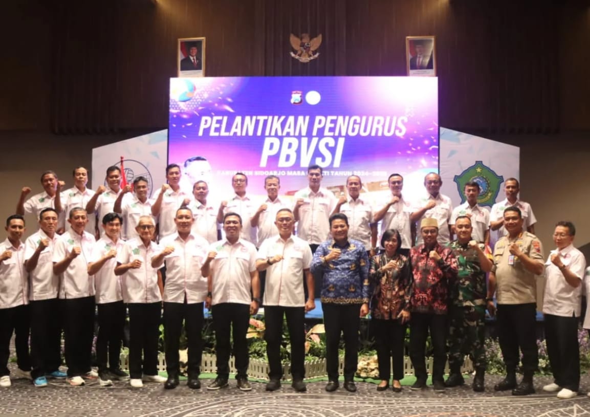 Ketua Umum PBVSI Jatim Irjen. Pol. Imam Sugianto Resmi Lantik PBVSI Sidoarjo