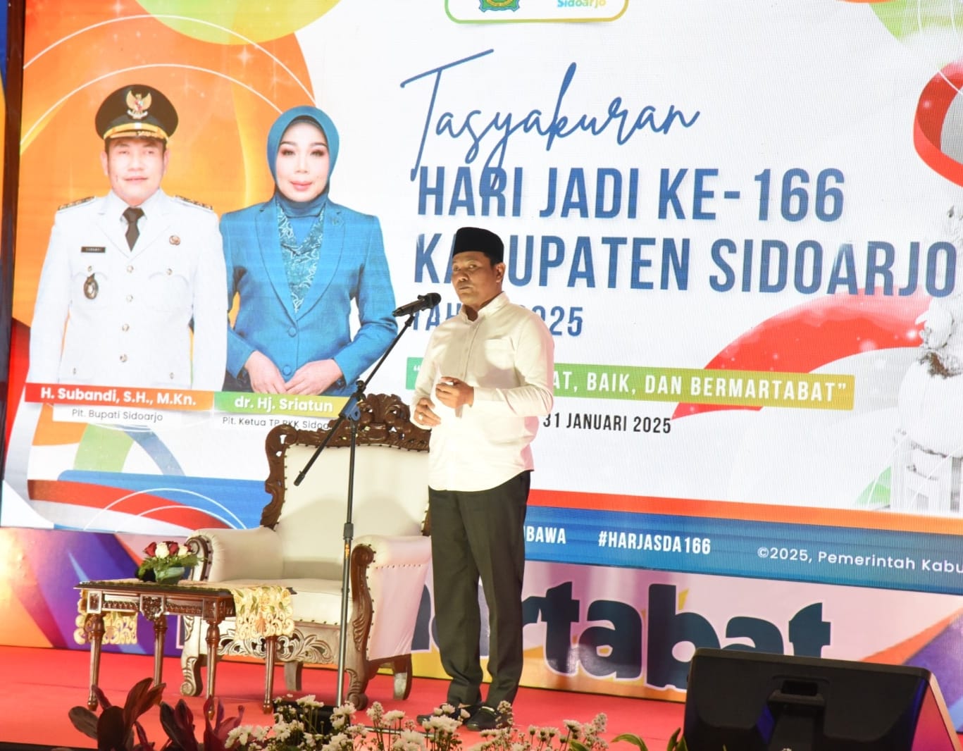 Plt. Bupati Sidoarjo Ajak Semua Pihak Ikut Membangun Kabupaten Sidoarjo