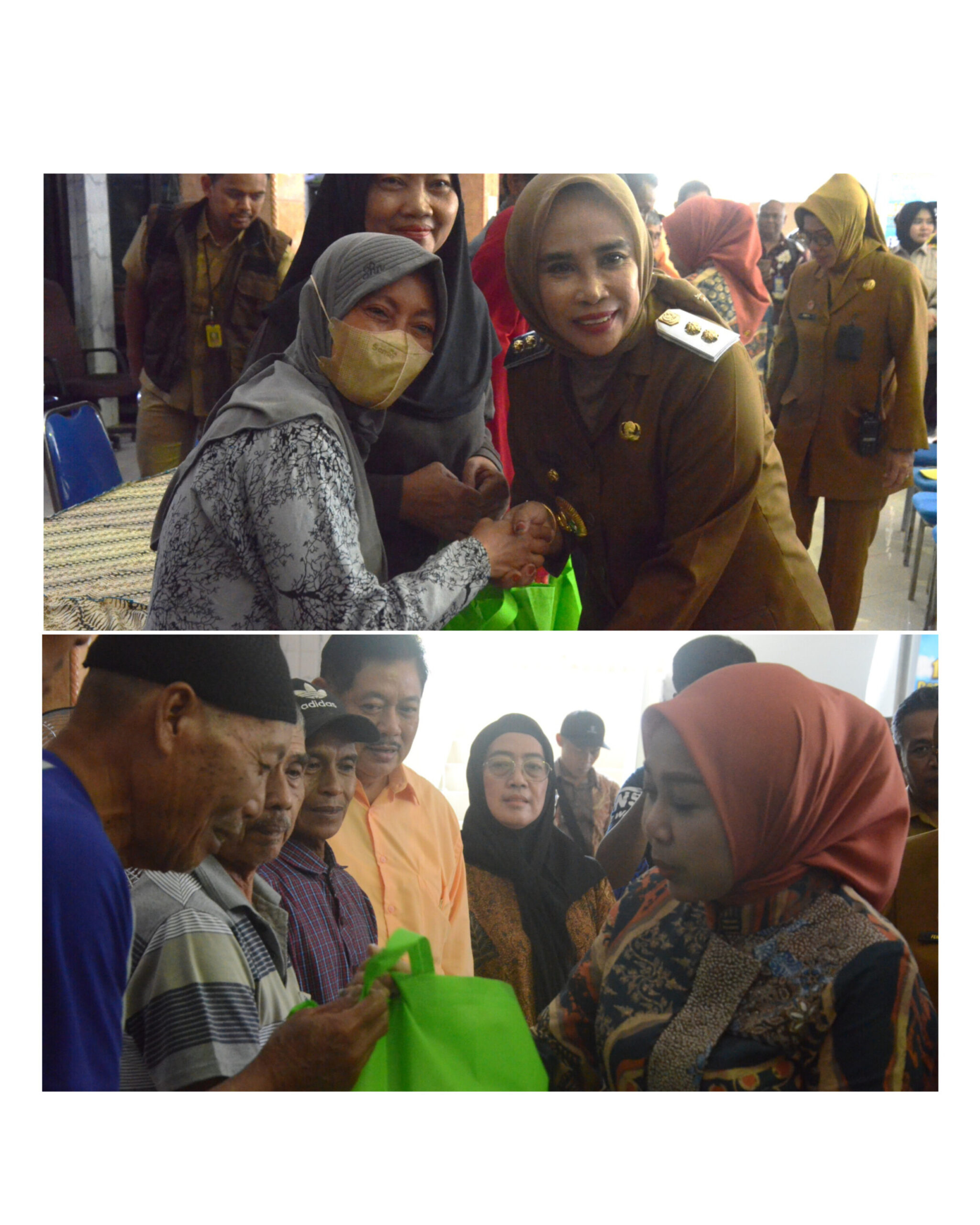 Dukung Program CSR Sidoarjo, PT.ECCO Sidoarjo bersama Pemkab Sidoarjo Serahkan Bantuan Bahan Pangan Di Kecamatan Candi