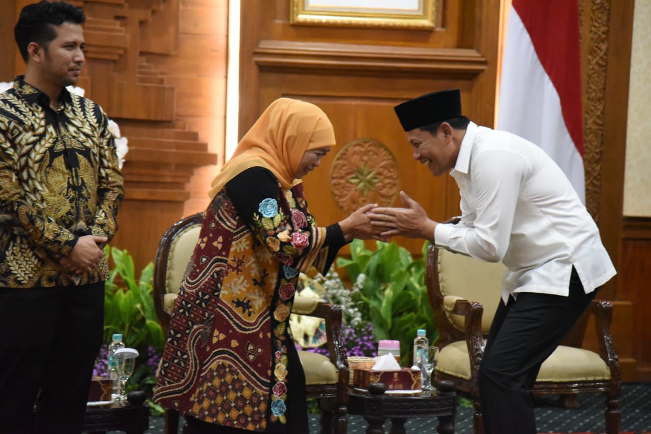 Bupati dan Wakil Bupati Sidoarjo Ikuti Halal bi Halal Dengan Gubernur dan Wakil Gubernur Jatim