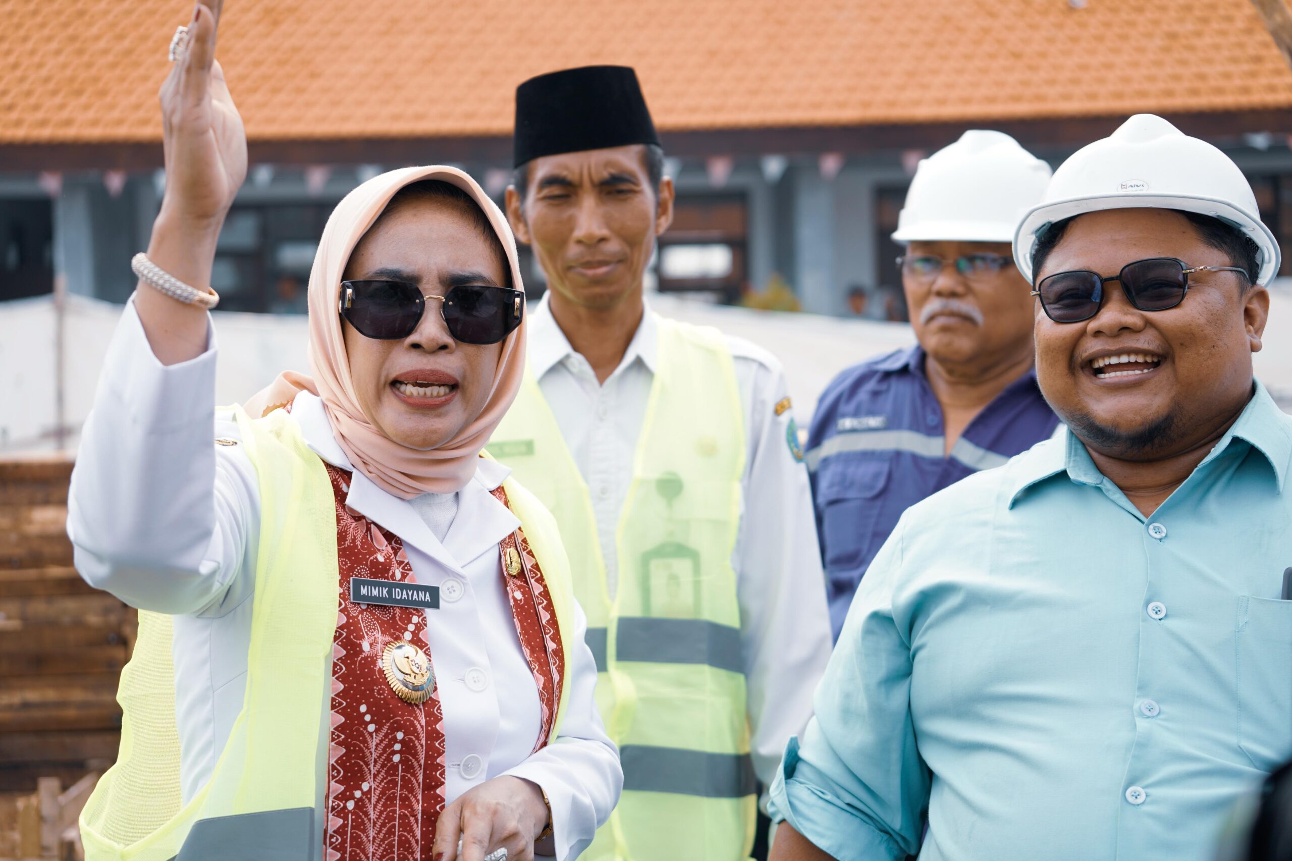 Wakil Bupati Sidoarjo Tinjau Progres Pembangunan SMPN 2 Tulangan