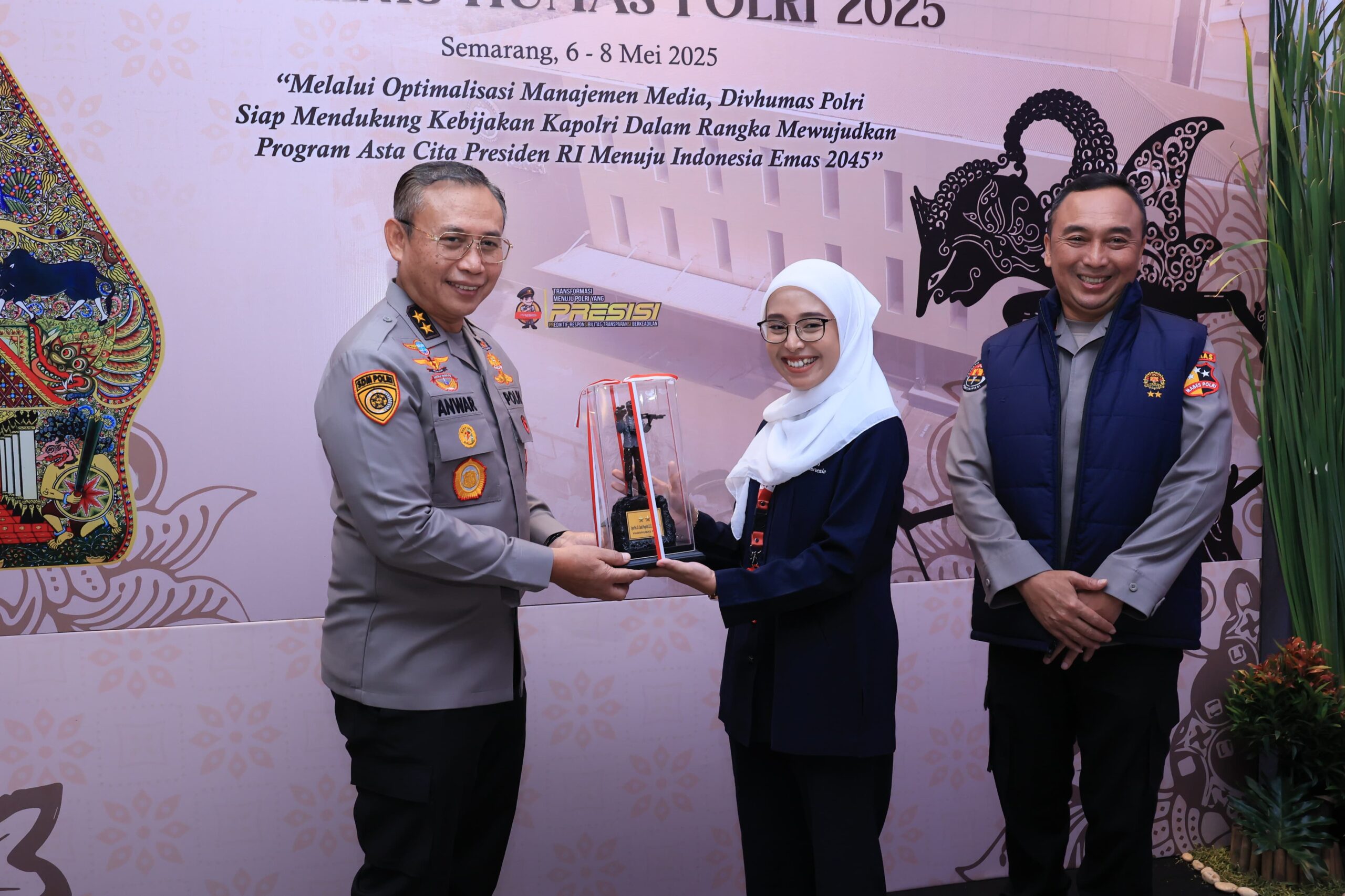 Rakernis Humas Polri 2025 Dibuka dengan Bakti Sosial dan Bakti Kesehatan di Akpol Semarang