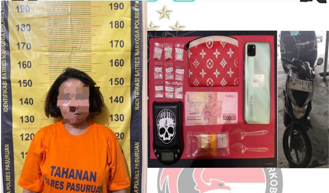 Pernah Ditahan 5 Tahun, Wanita Asal Pohjentrek Pasuruan Kembali Ditangkap Polisi Kasus Narkoba 
