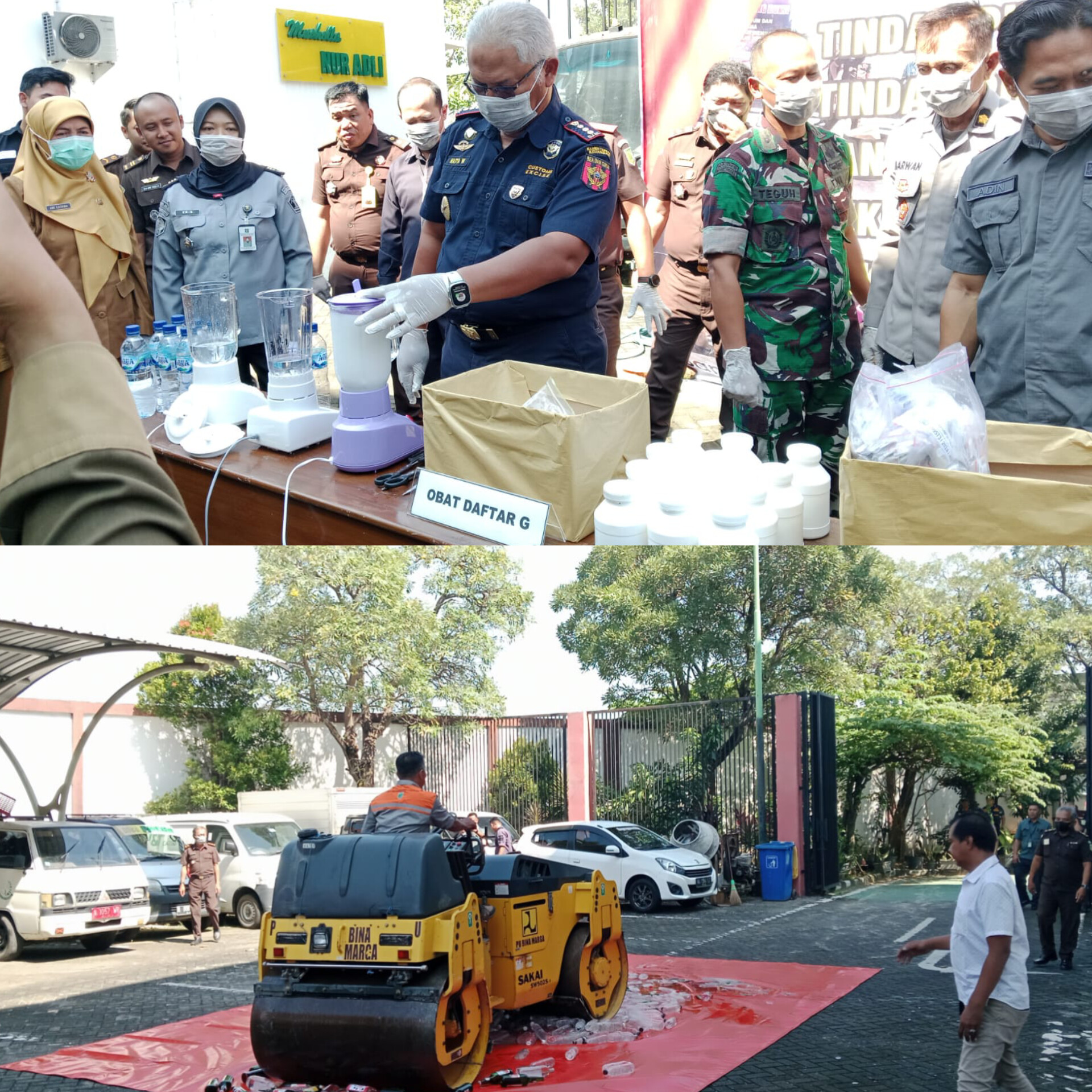 Barang Bukti 242 Perkara Tindak Pidum Inchraht Dimusnahkan oleh Kejaksaan Negeri Kabupaten Pasuruan