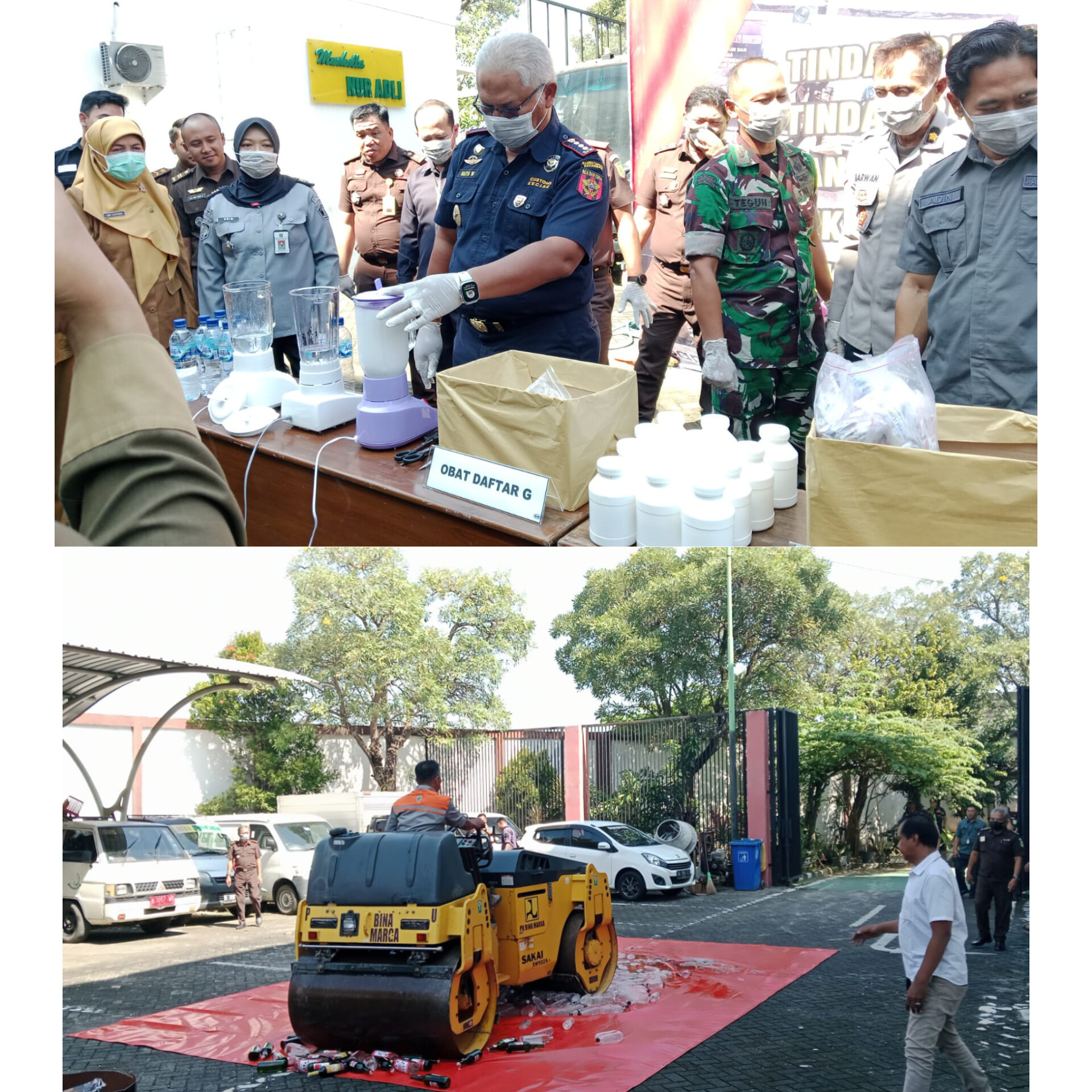 Barang Bukti 242 Perkara Tindak Pidum Inchraht Dimusnahkan oleh Kejaksaan Negeri Kabupaten Pasuruan