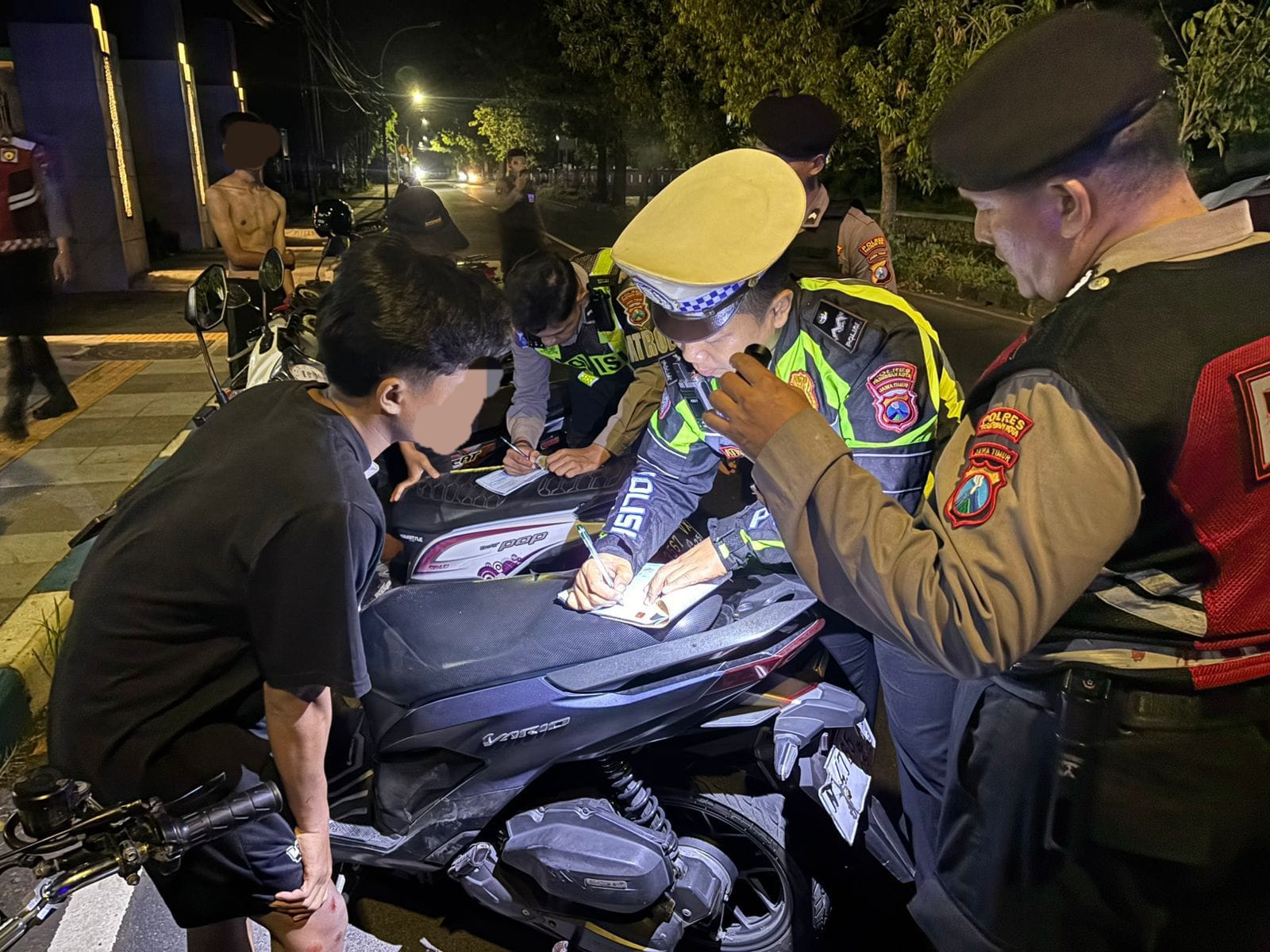 Polres Pasuruan Kota Gencar Lakukan Patroli Antisipasi Gangguan Kamtibmas Selama Liburan