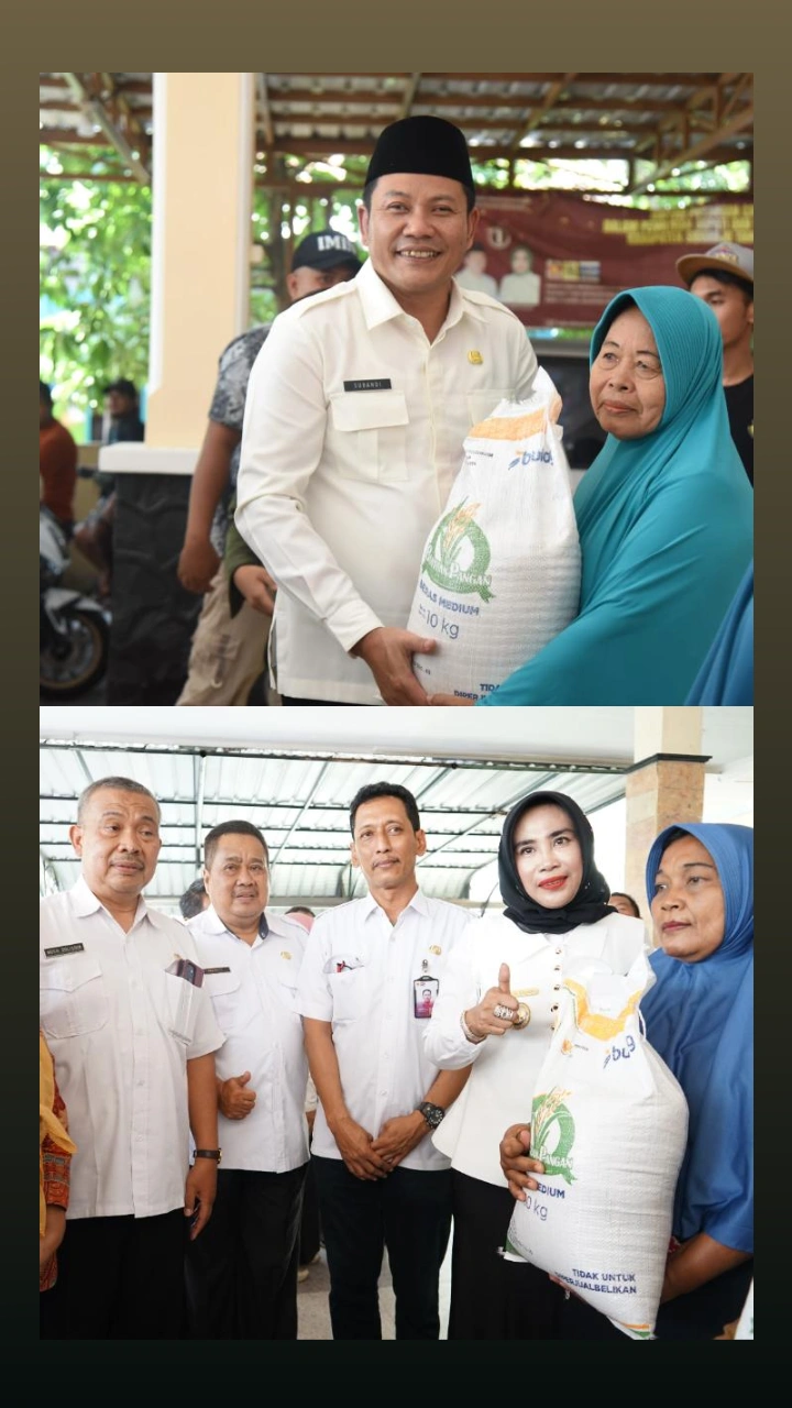 Bupati dan Wabup Kompak Monitor Penyaluran Bantuan Pangan di Sidoarjo