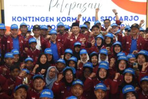 Bupati Subandi Melepas Tim Kirim Sidoarjo 