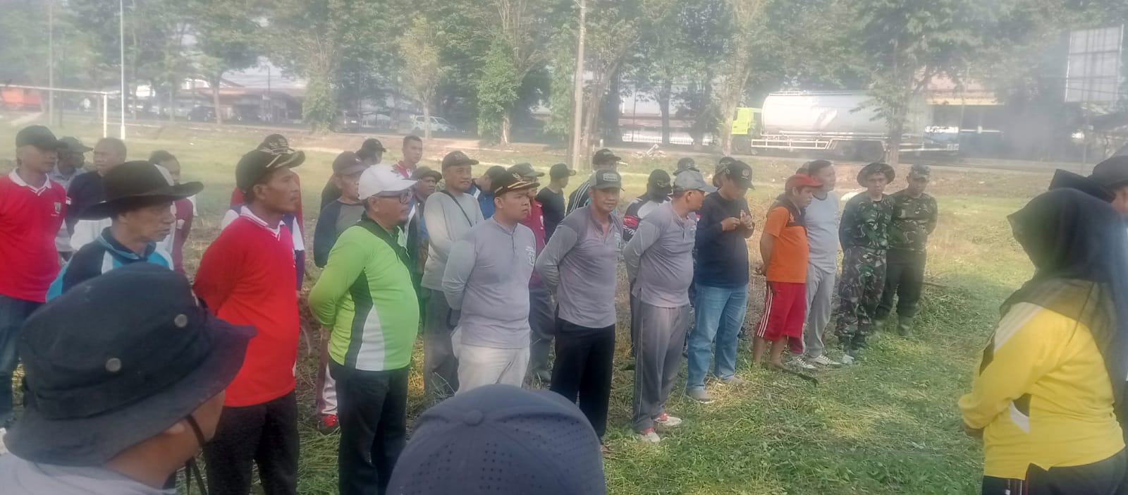Dalam Rangka Persiapan Upacara HUT RI Ke 80 : PHBN Kecamatan Gempol Gelar Kerja Bakti
