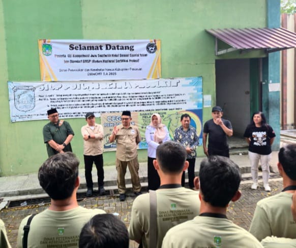 Juru Sembelih Profesional Bersertifikat Nasional Telah Disiapkan Oleh Dinas Peternakan Kabupaten Pasuruan