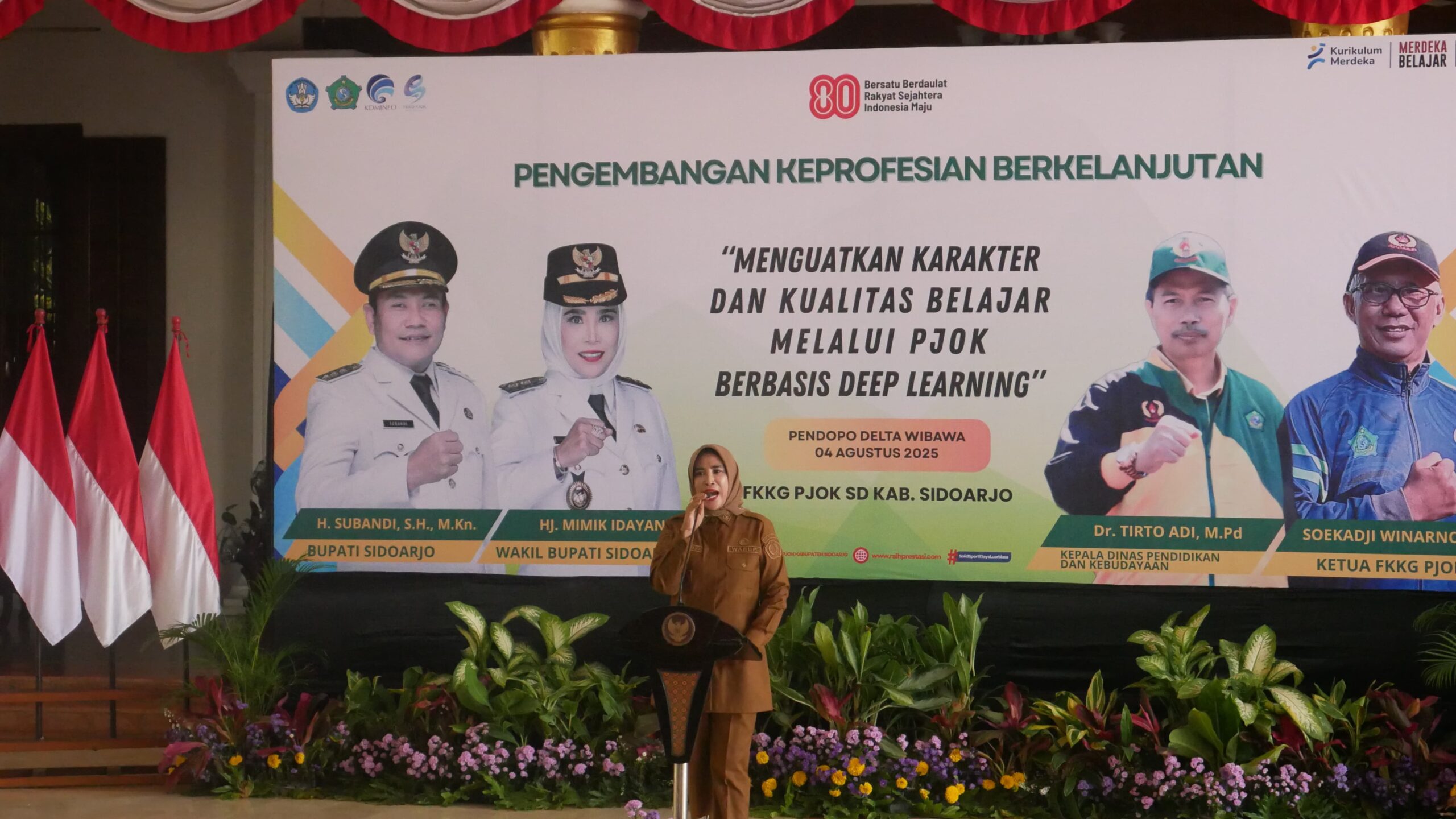 Wabup Mimik : Tingkatkan Kompetensi dan Bentuk Siswa Sehat Jasmani Rohani