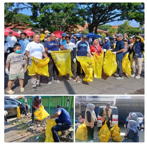 Dorong Warga Sadar Pilah Sampah, DLH Pasuruan Gelar Aksi Bersih Kolaboratif di CFD Pandaan