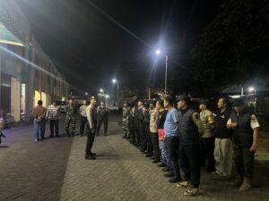 Brifieng sebelum patroli gabungan