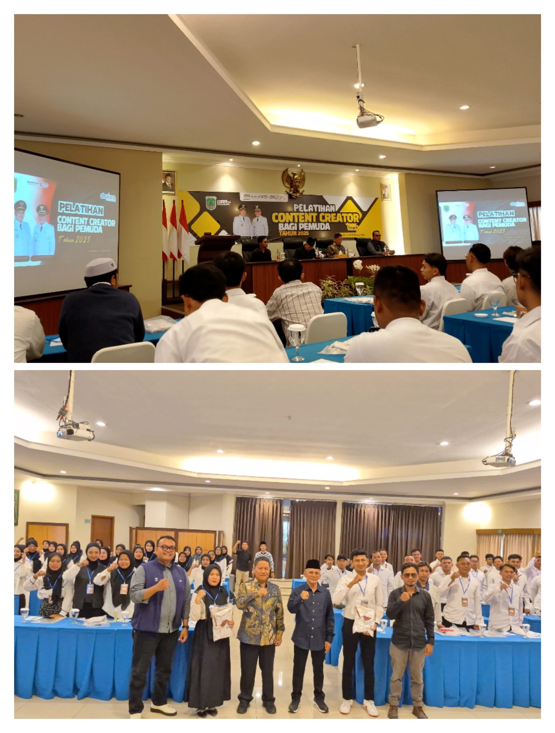 Pemkab Pasuruan Melalui Dispora Laksanakan Pelatihan Content Creator 2025: Bekali Pemuda dengan Keterampilan Digital di Era Teknologi