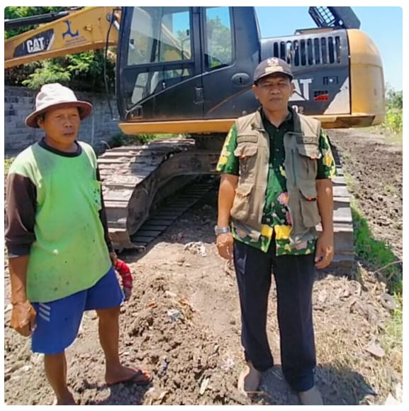 Petani Desa Kembali Bersemangat : Dinas SDA Perbaiki Tanggul Sungai