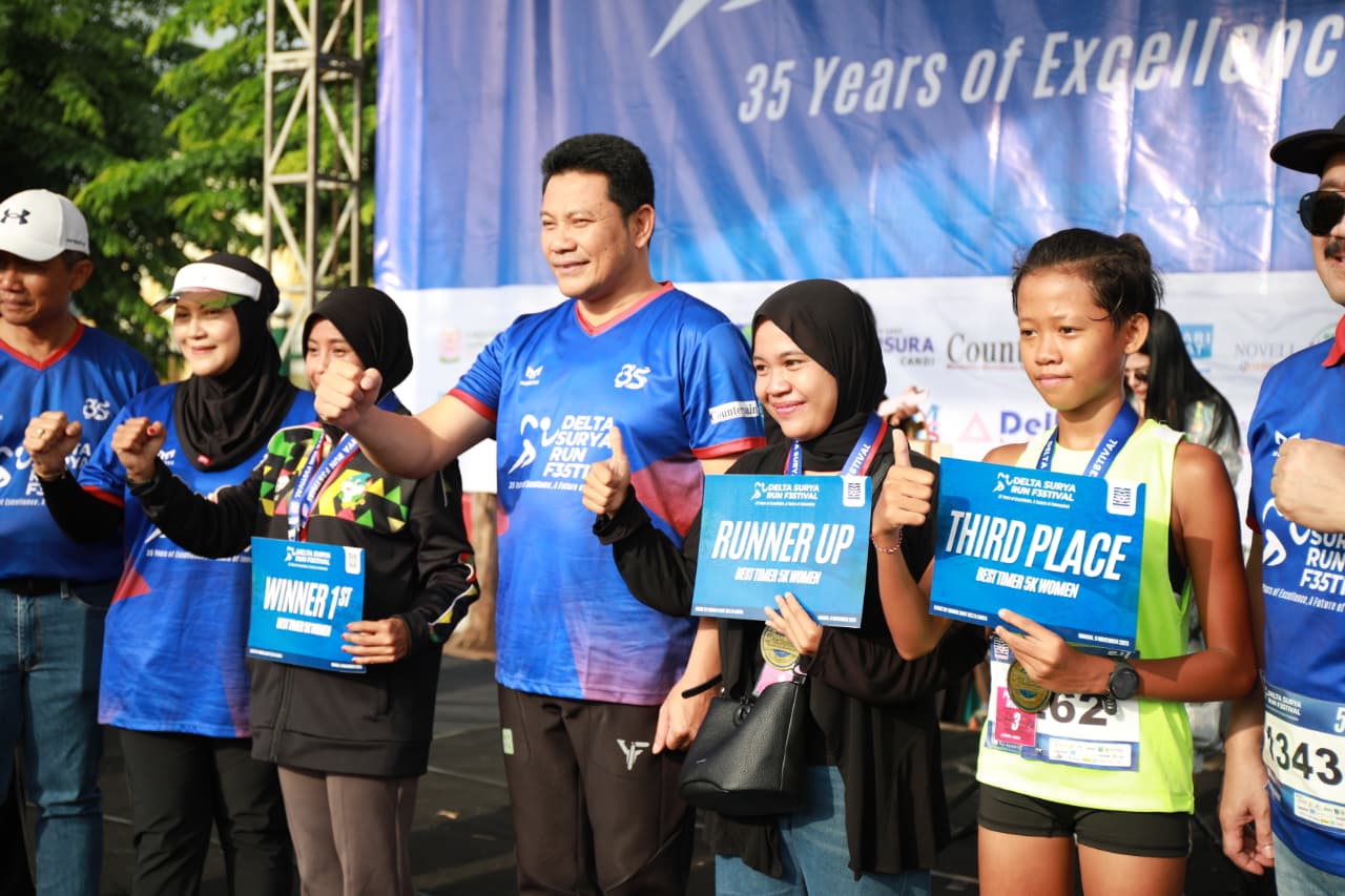 Bupati Subandi Apresiasi Semangat Sehat di Delta Surya Run Festival