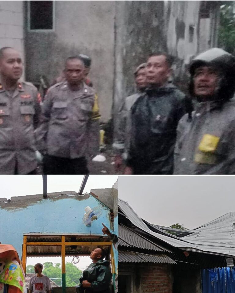 Gerak Cepat Polsek Gempol, Pemdes Karang Rejo dan BPBD Kabupaten Pasuruan Dalam Tanggapi Bencana Alam