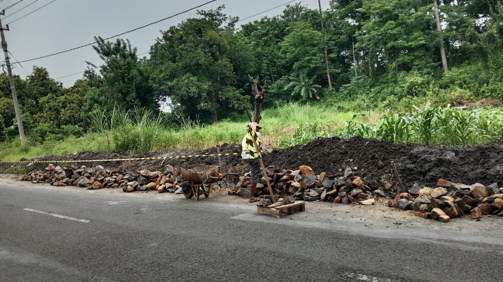 Nafas Legah Masyarakat lDesa Mojoparen, Pembangunan Plengsengan Kurangi Banjir Saat Hujan