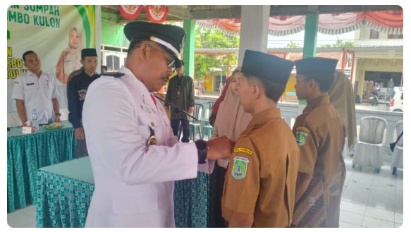 Penghujung Tahun 2025 Kades Rombo kulo Lantik Tiga Perangkat Desa