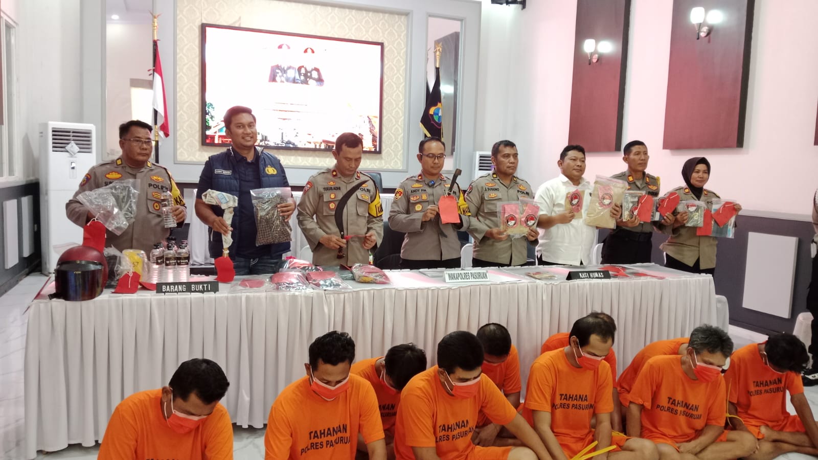 Polres Pasuruan Rilis Capaian Kinerja Tahun 2025, Data Kecelakaan Lalu Lintas Naik