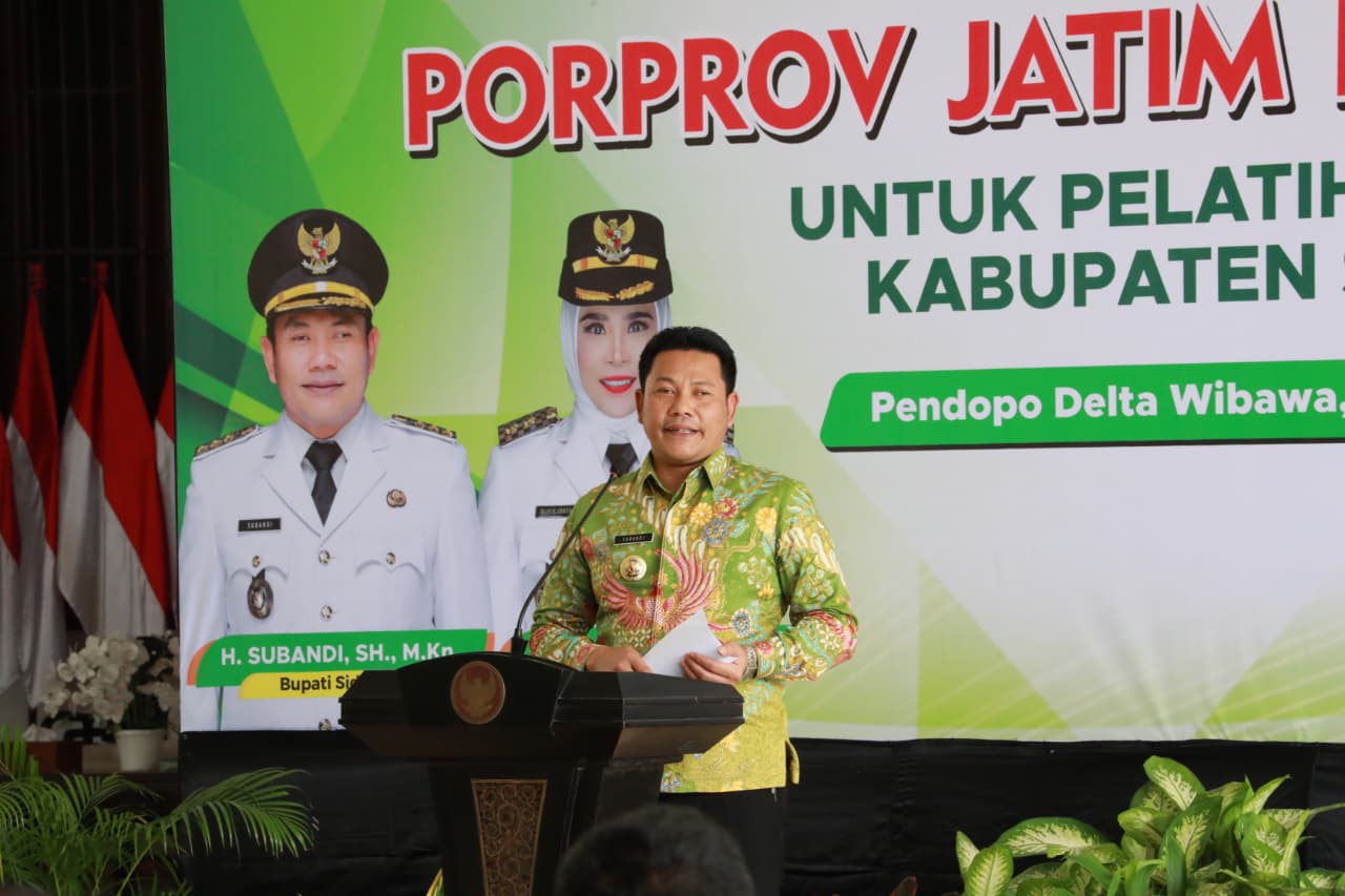 Bupati Sidoarjo akan Mewadahi Cabang Olah Raga Menuju Porprov X 2027