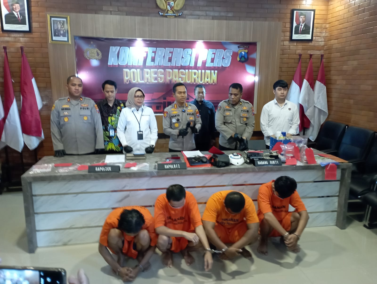 Sigap Polres Pasuruan Amankan Peredaran Uang Palsu Hingga Jawa Barat