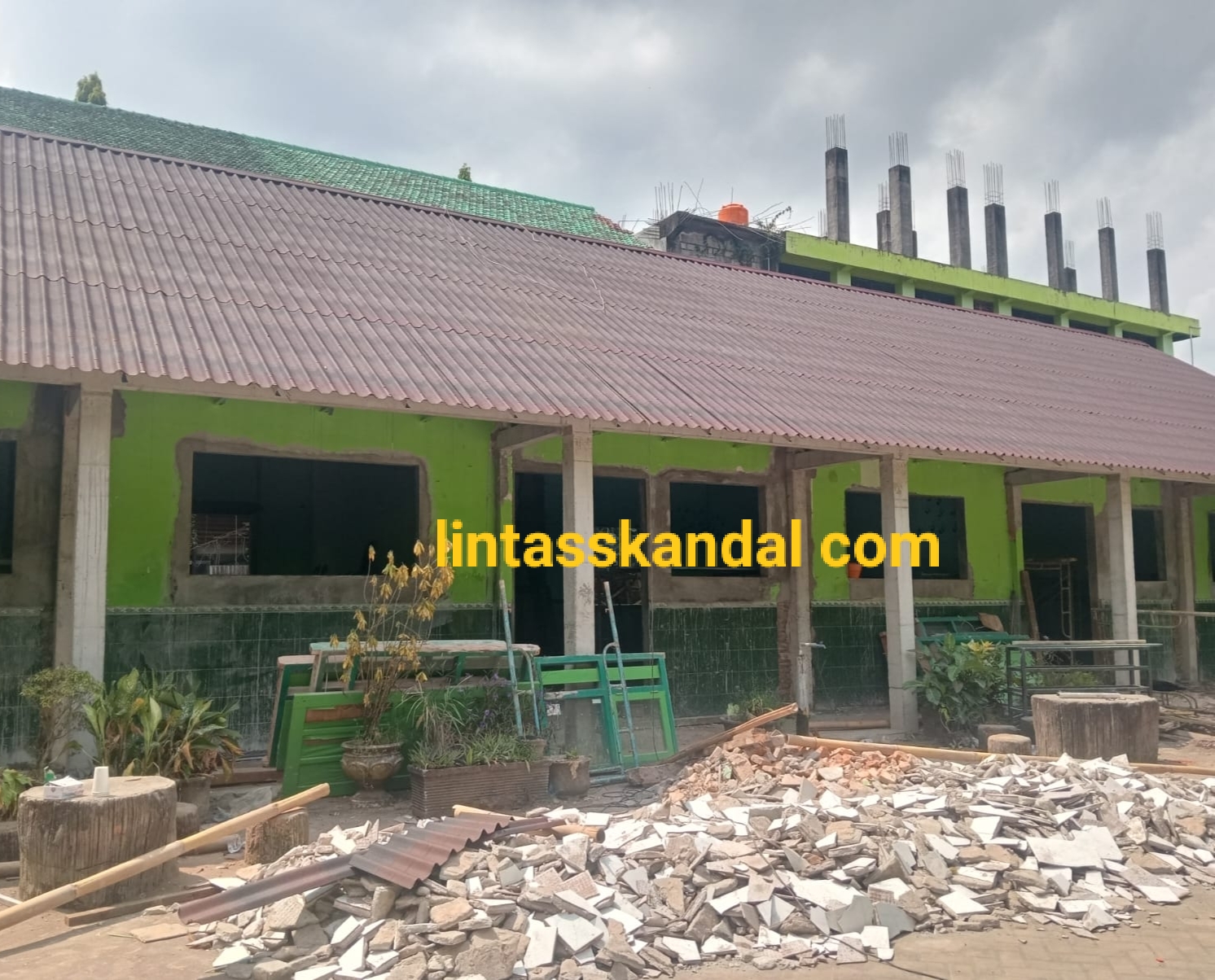 Minggu Ke-19, Progres Renovasi Madrasah PHTC 6 Capai 25,6 Persen
